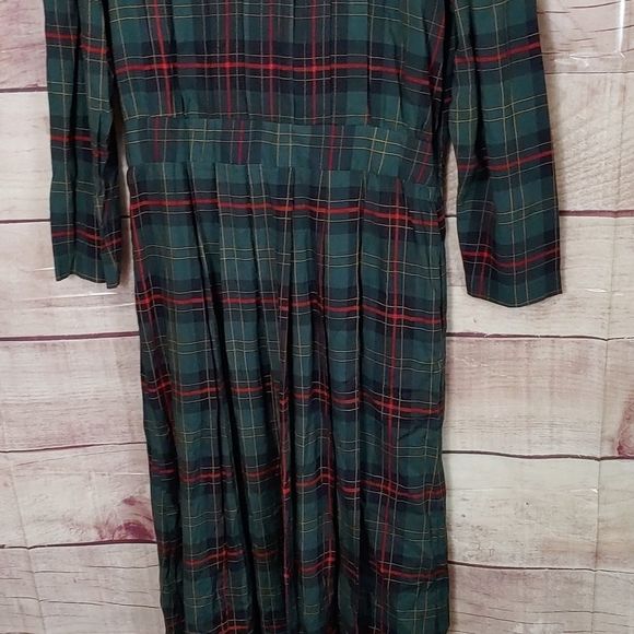 Authentic Vintage Tartan Dress Size XL - Picture 11 of 12